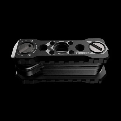Vlogger Folding Screwdriver and Hex Key Utility Multi Tool (Black)