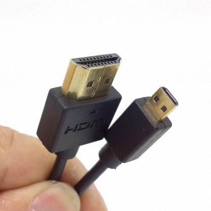 CGPro Super Thin Micro HDMI Male to HDMI Male HDMI Cable 100cm HDMI Cable - CINEGEARPRO