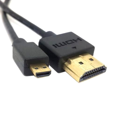 CGPro Super Thin Micro HDMI Male to HDMI Male HDMI Cable 100cm HDMI Cable - CINEGEARPRO