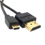 CGPro Super Thin Micro HDMI Male to HDMI Male HDMI Cable 100cm HDMI Cable - CINEGEARPRO
