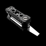 Vlogger Folding Screwdriver and Hex Key Utility Multi Tool (Black)