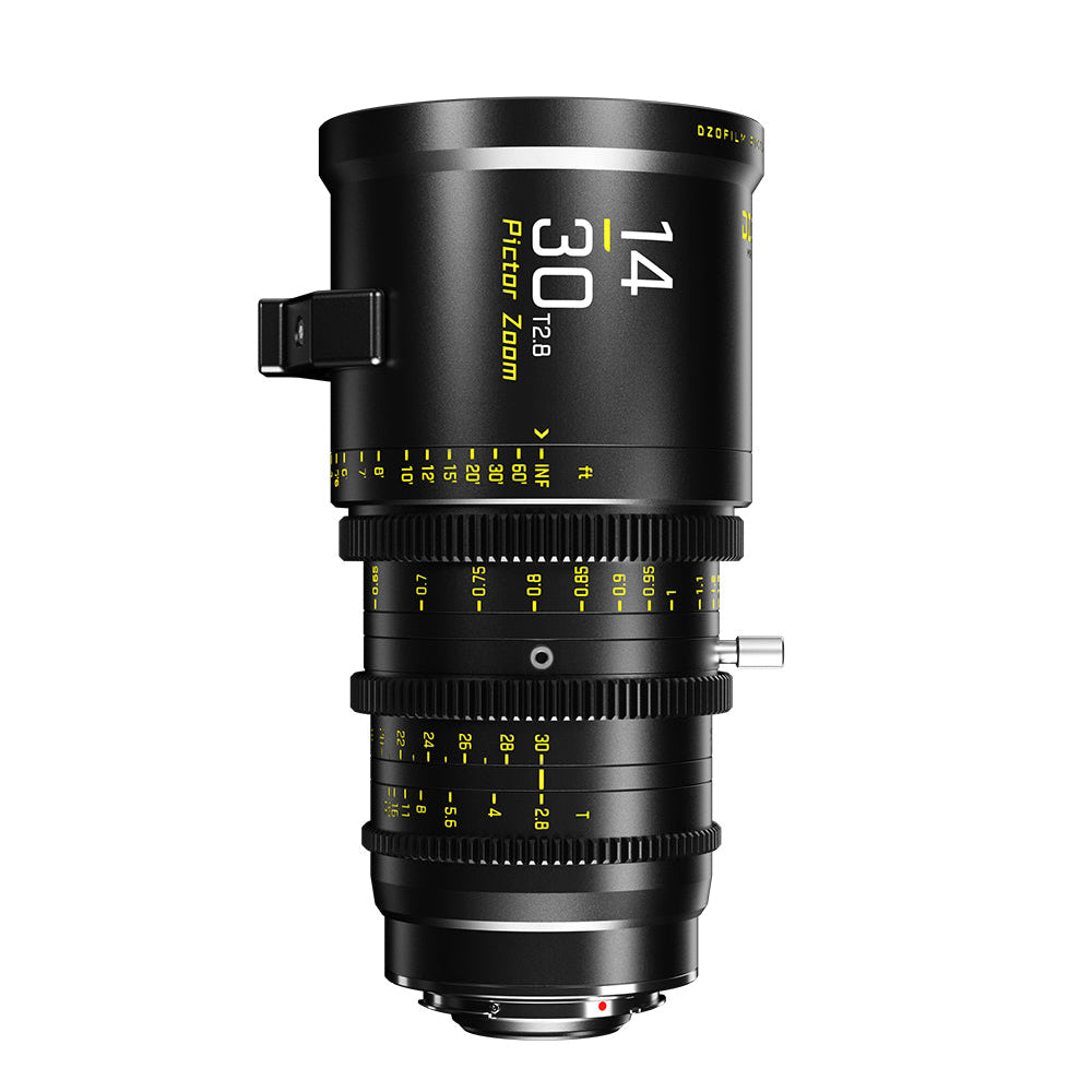 DZOFILM Pictor Zoom 14-30mm T2.8 Super35 Cinema Lens (PL&EF interchangeable Mount, Black)