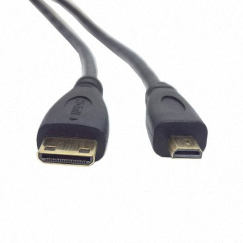 CGPro Micro HDMI (C) male to Mini HDMI Male (D) HDMI Cable