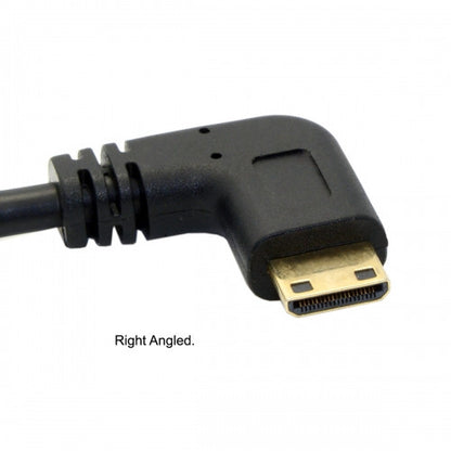 CGPro 90 degree Right angled Type C Mini HDMI to HDMI CABLE 0.5m HDMI Cable - CINEGEARPRO