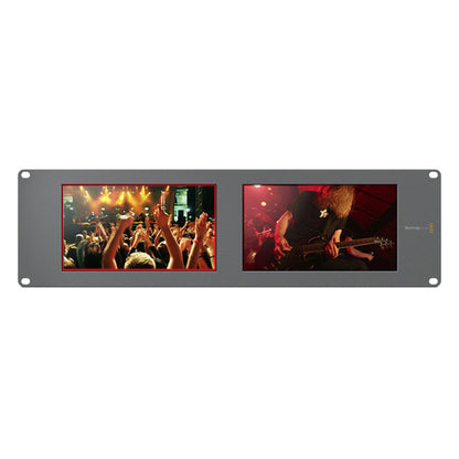 Blackmagic Design SmartScope Duo 4K Rack-Mounted Dual 6G-SDI Monitors monitor - CINEGEARPRO