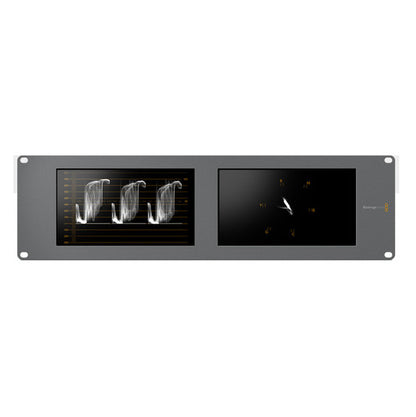 Blackmagic Design SmartScope Duo 4K Rack-Mounted Dual 6G-SDI Monitors monitor - CINEGEARPRO