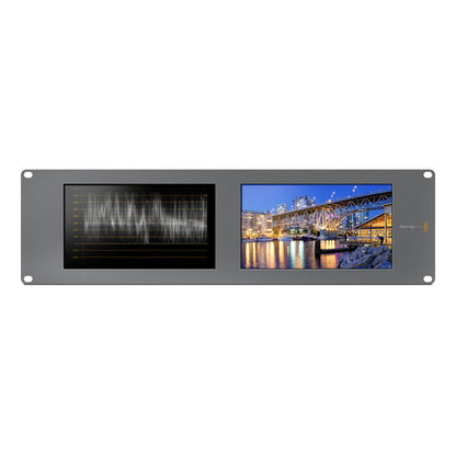 Blackmagic Design SmartScope Duo 4K Rack-Mounted Dual 6G-SDI Monitors monitor - CINEGEARPRO