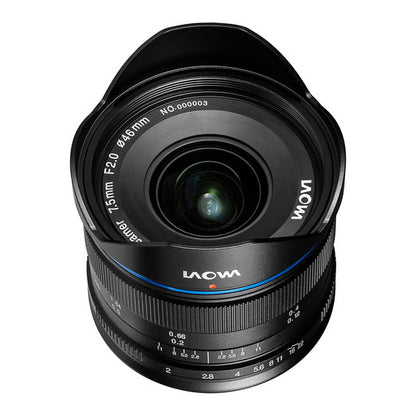 Laowa 7.5mm f/2 MFT Lens for Micro 4/3 (Black) Lens - CINEGEARPRO