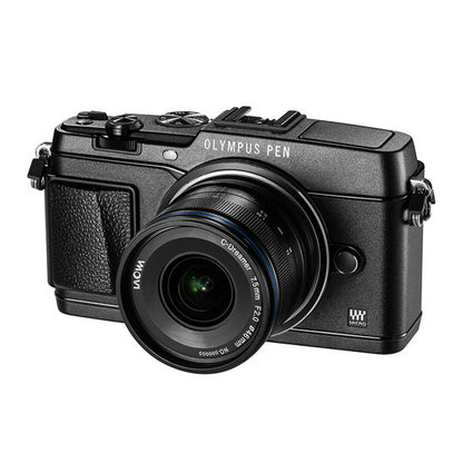 Laowa 7.5mm f/2 MFT Lens for Micro 4/3 (Black) Lens - CINEGEARPRO