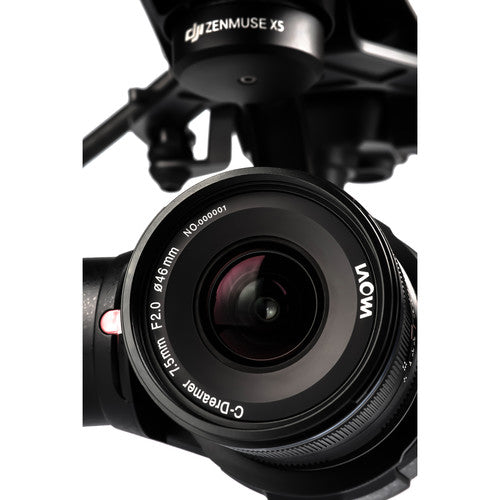 Laowa 7.5mm f/2 MFT Lens for Micro 4/3 (Black) Lens - CINEGEARPRO