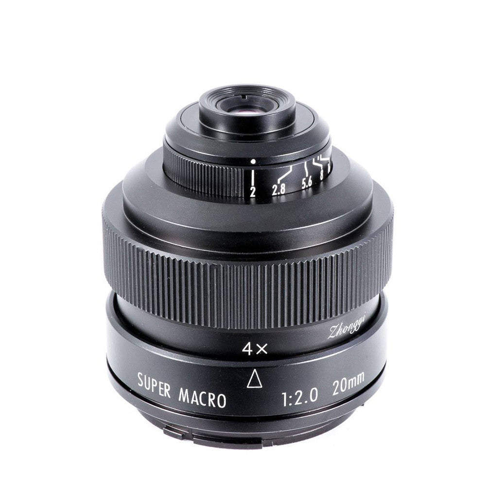 Mitakon ZY-Optics 20mm f/2 4.5x Full Frame Super Macro Lens Lens - CINEGEARPRO