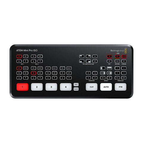 Blackmagic Design ATEM Mini Pro ISO HDMI Live Stream Switcher