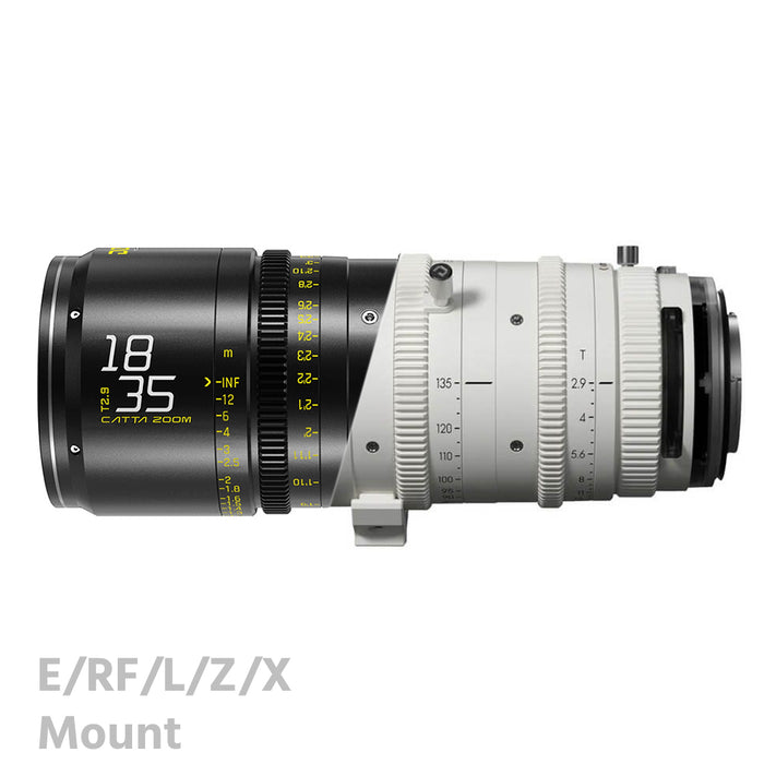DZOFILM CATTA ZOOM FF 18-35mm T2.9 Full Frame Cine Zoom Lens E/RF/L/Z/X Mount (White/Black)