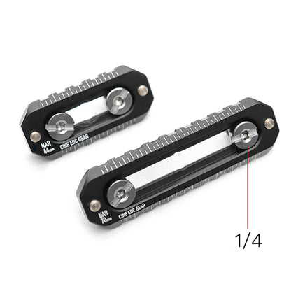 Vlogger NATO Rail  46mm - 70mm with Safety Pin