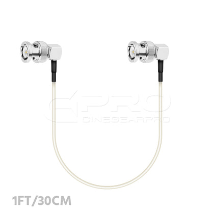 CGPro 12G SDI Cable Right Angle BNC to Right Angle BNC