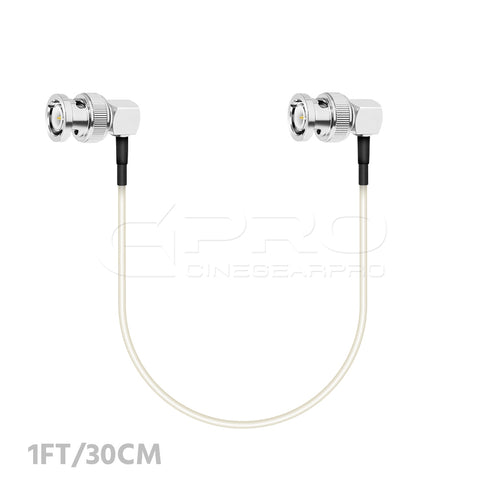 CGPro 12G SDI Cable Right Angle BNC to Right Angle BNC