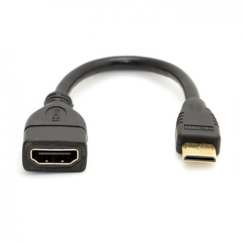 CGPro HDMI Type C Male to HDMI Type A Female 10cm Extension Cable