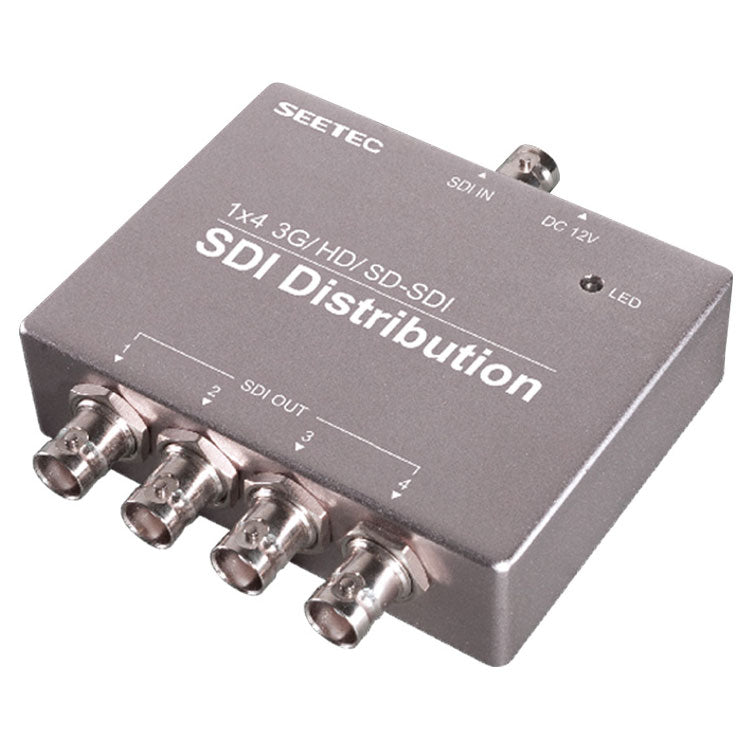 SEETEC SDI-124 3G/ HD/ SD-SDI Distribution 1X4 Converter - CINEGEARPRO