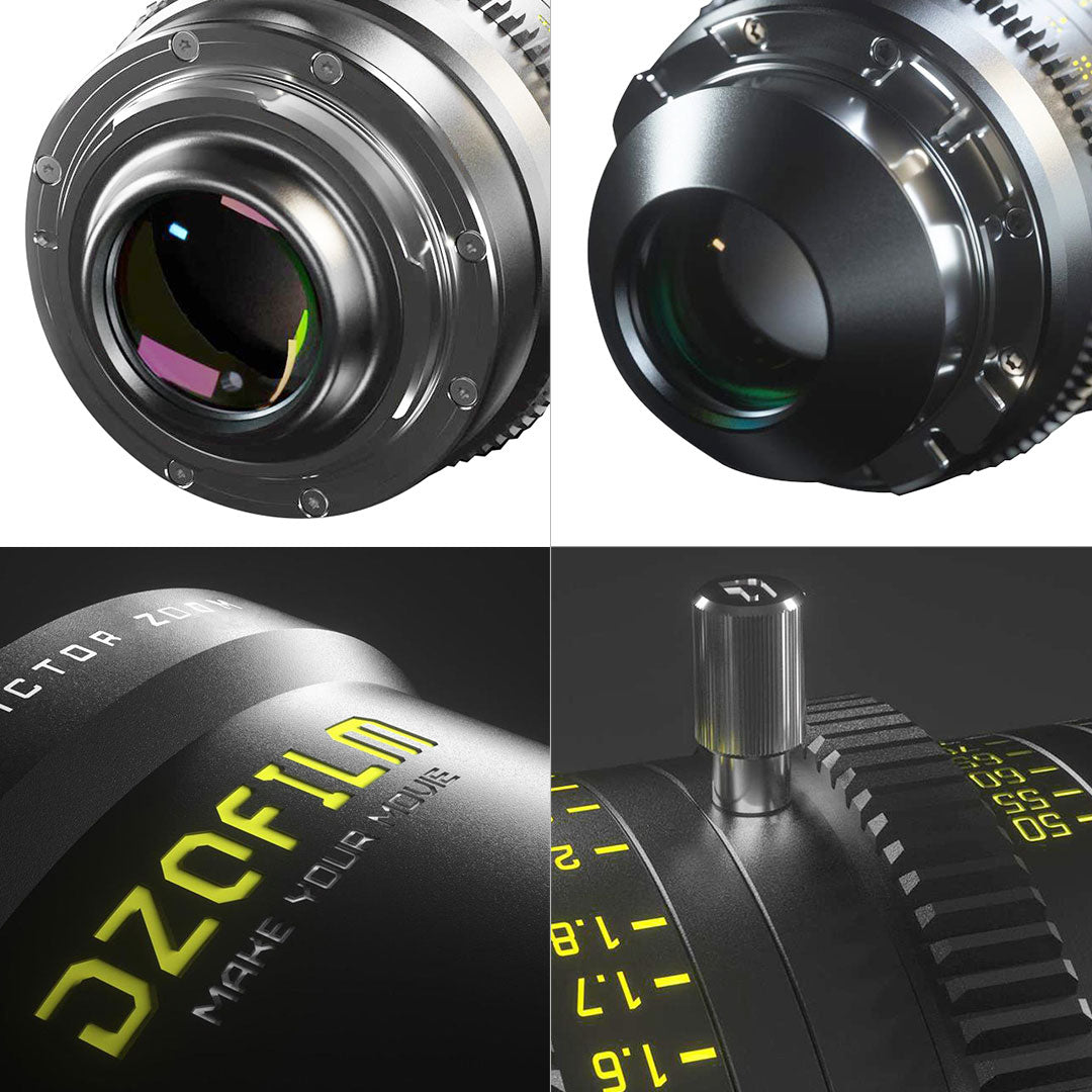 DZOFILM Pictor Zoom Dual Lens Bundle 20-55mm + 50-125mm T2.8 (PL&EF interchangeable Mount, Black)