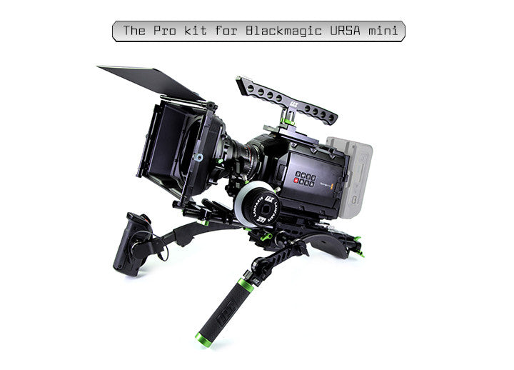 LANPARTE URSK-03 PRO SHOULDER KIT FOR BLACKMAGIC URSA MINI Rig/Kits - CINEGEARPRO
