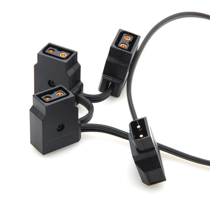 CGPro D-TAP Male to 3 D-TAP Female 2 Pin Extension Cable for DSLR Rig Power Cable - CINEGEARPRO