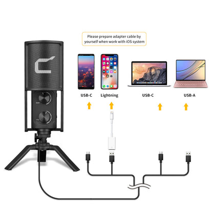 COMICA Versatile STM-USB USB Condenser Cardioid Microphone