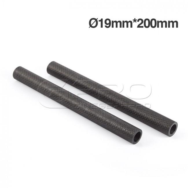 CGPro High Strength 19mm Carbon Fibre Dragon Rods (8 - 18 inch) Support Rods - CINEGEARPRO