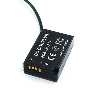 LanParte LP-E17 Battery Dummy Pack for Canon 760D/ 750D/ M3 DC Coupler/Dummy Battery - CINEGEARPRO