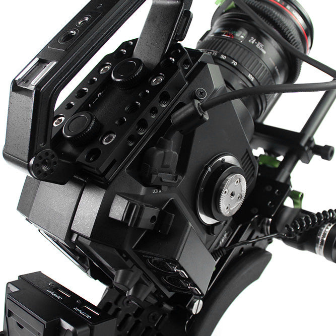 LanParte EVA1K-01 Basic Handle Kit for AU-EVA1 Camera  - CINEGEARPRO