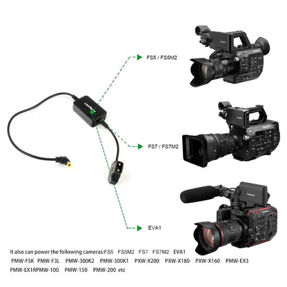 LanParte D-tap to Regulated 12V Camera Power Cable Power Cable - CINEGEARPRO