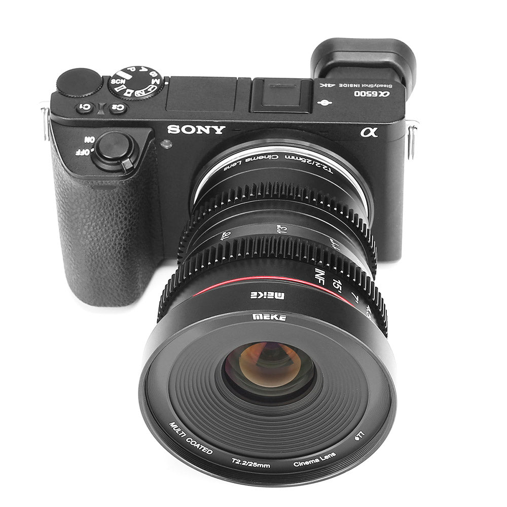 MEIKE 25mm T2.2 Manual Focus Cinema Prime Lens Lens - CINEGEARPRO