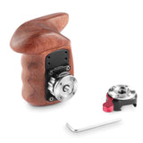 SmallRig 2117 Right Side Wooden Grip with NATO Mount Side Handles - CINEGEARPRO