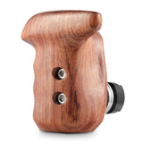 SmallRig 2118 Left Side Wooden Grip with NATO Mount Side Handles - CINEGEARPRO