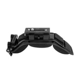 CGPro Shoulder Pad With Manfrotto Quick Release Plate And 15mm Rail Clamp Shoulder Support - CINEGEARPRO