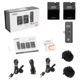 Comica BoomX-D 2.4G Digital 1-Trigger-2 Wireless Microphone  - CINEGEARPRO