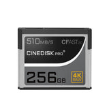 CINEDISKPRO CFast 2.0 Memory Card 4K RAW 256GB/512GB/1TB