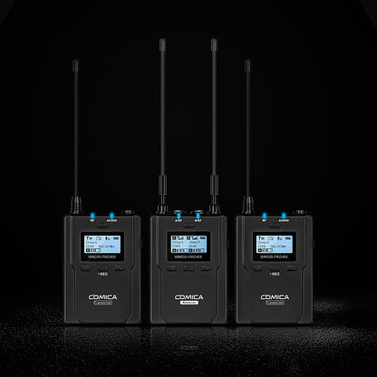 COMICA CVM-WM200 PRO UHF Metal Dual-channel Wireless Microphone