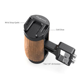 SmallRig 2913 Wooden Mini Side Handle (1/4”-20 Screws)