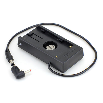 DC 5.5x2.1mm Female Jack to 3.5x1.35mm Male Plug Right Angel Power Converter Adapter Power Adapter - CINEGEARPRO