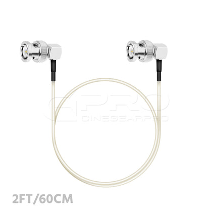 CGPro 12G SDI Cable Right Angle BNC to Right Angle BNC
