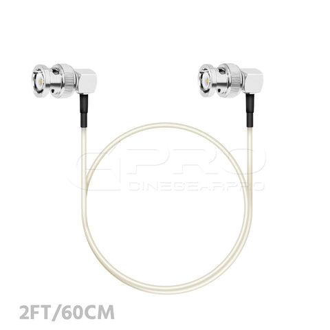 CGPro 12G SDI Cable Right Angle BNC to Right Angle BNC