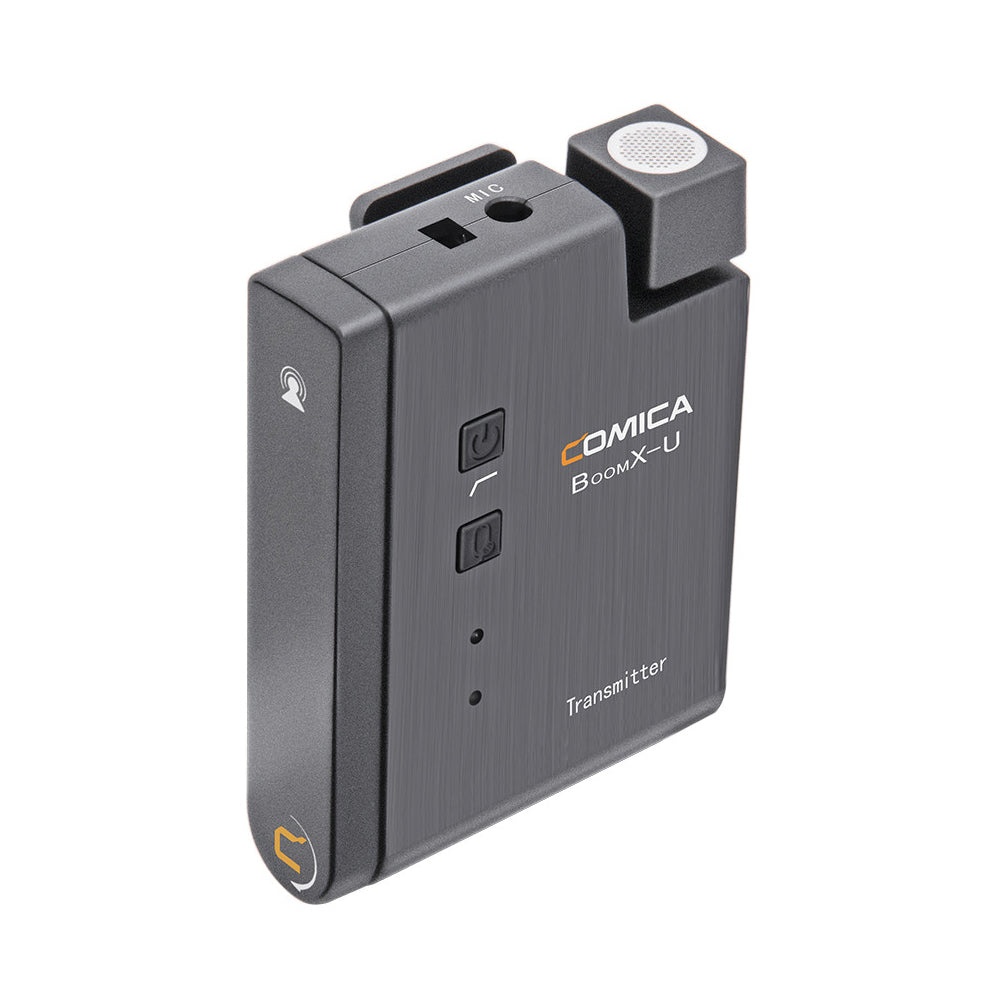 COMICA BoomX-U U2 Broadcasting-Level Multi-functional Mini UHF Wireless Microphone Dual Channel