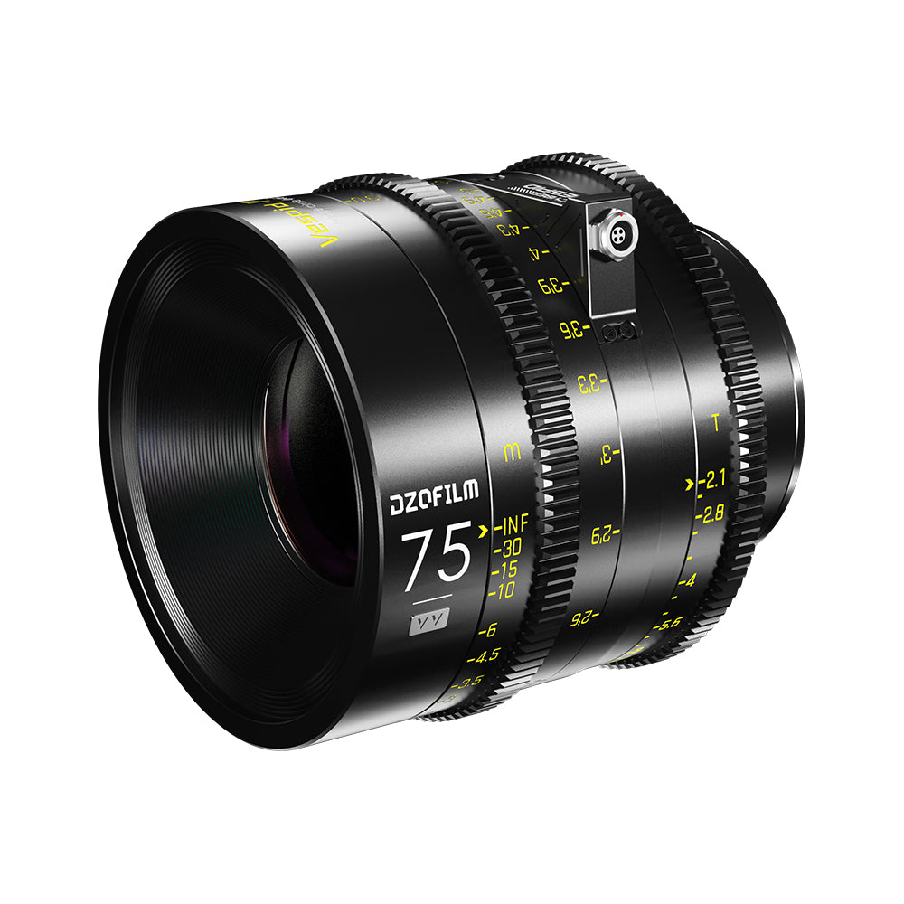 DZOFILM VESPID Cyber 75mm T2.1 Prime Cine Lens PL&EF interchangeable Mount