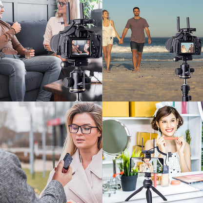 COMICA BoomX-U U2 Broadcasting-Level Multi-functional Mini UHF Wireless Microphone Dual Channel