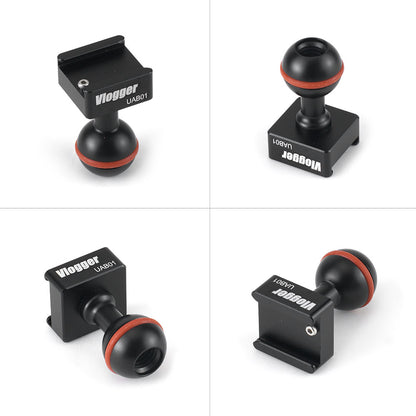 Vlogger Ultra Arm Ball Kit For VIPER Magic Arm With Cold Shoe Mount and Adapter Articulated Arms - CINEGEARPRO
