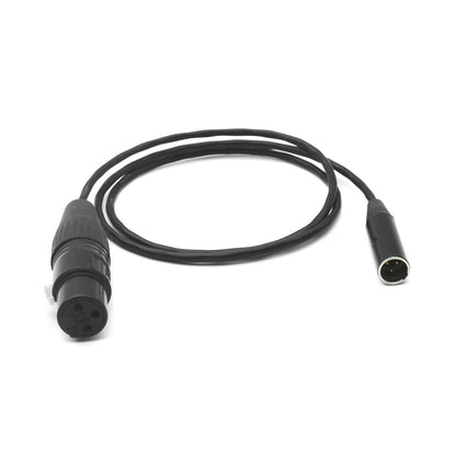 CGPro XLR Female To Mini XLR Cable for BlackMagic Design BMPCC 4K Camera Power Cable - CINEGEARPRO