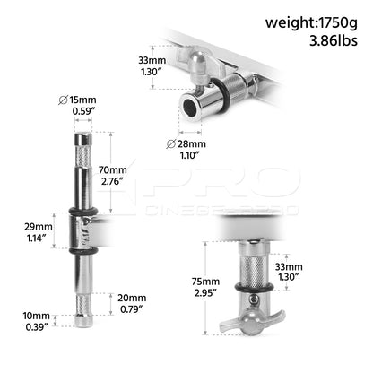 CINEGRIPPRO G03065 Multiple Lighting Mount