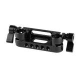 CGPro 15mm Rail Clamp With 1/4” Mounting Screw Rod Clamps - CINEGEARPRO