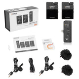 Comica BoomX-D 2.4G Digital 1-Trigger-2 Wireless Microphone For Smartphone