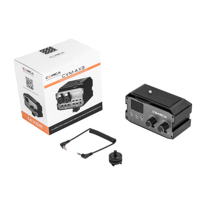 COMICA Audio CVM-AX3 Dual-Channel Audio Mixer for DSLRs